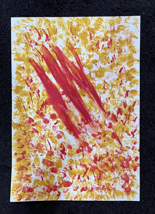 red and yellow